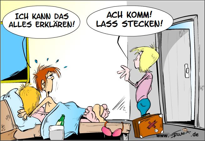 Cartoon: Lass stecken ... 1