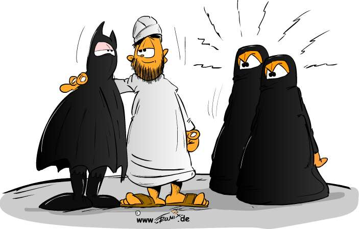 Cartoon: BurkaMan 1
