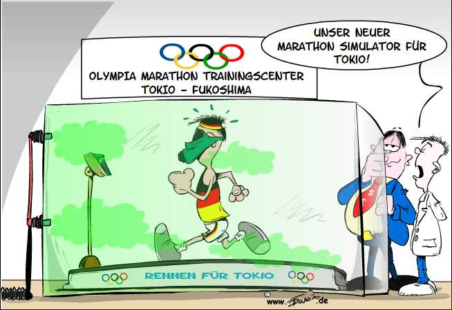 Cartoon: Marathon Trainingslager 1