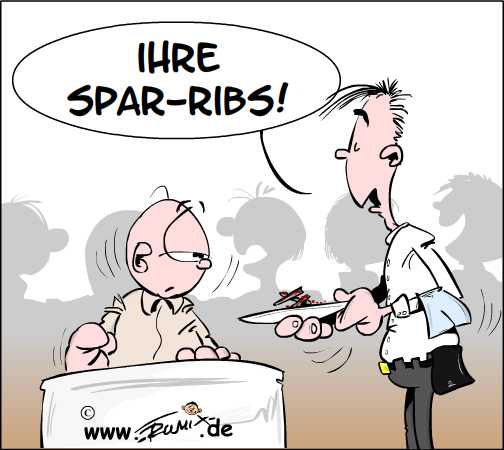 Cartoon: Neulich im Touristen-Restaurant ... 1