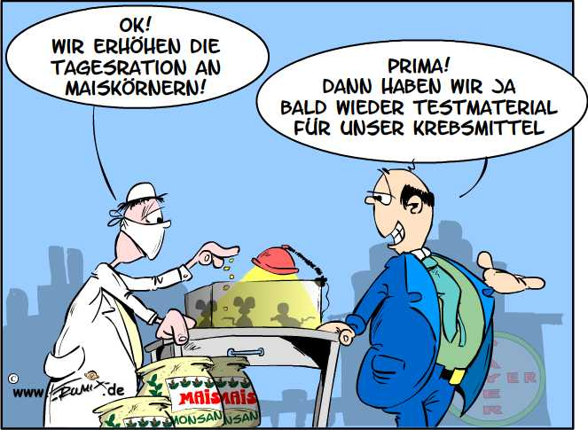Cartoon: Baysanto: Stategische Partnerschaft 1