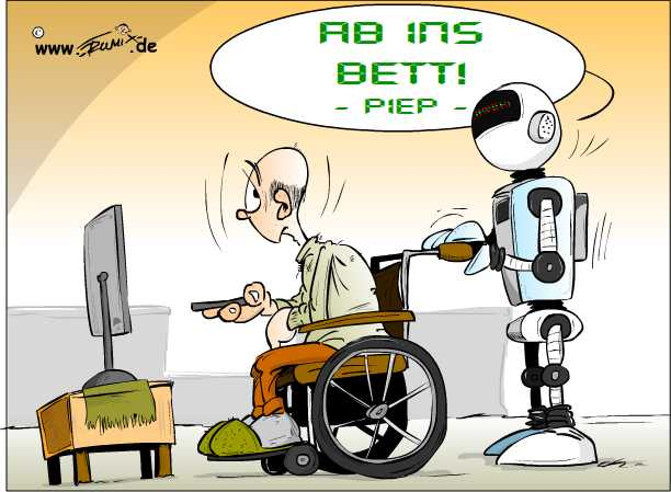 Cartoon: Neulich im Altenheim ... 1