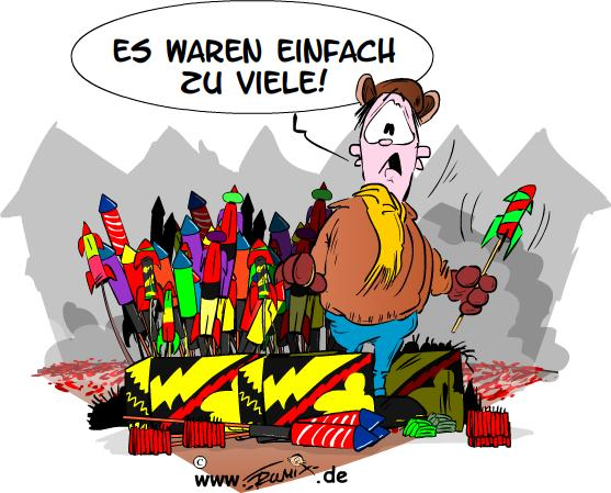 Cartoon: Zu viele ... 1