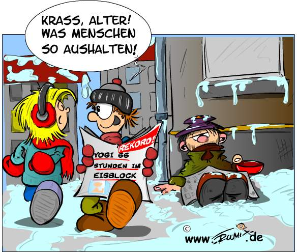 Cartoon: Eiseskälte 1