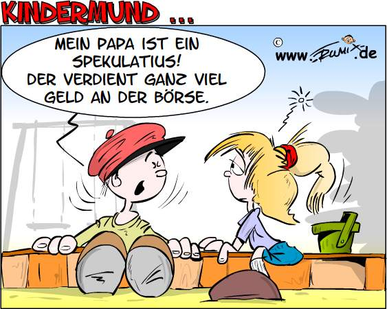 Cartoon: Kindermund: Mein Papa 1