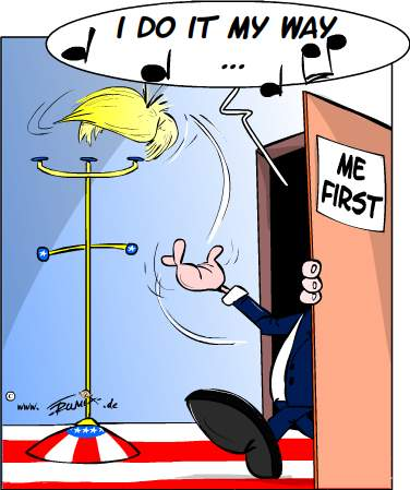 Cartoon: I do it my way 1