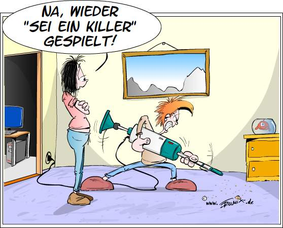 Cartoon: Sei ein Killer ... 1