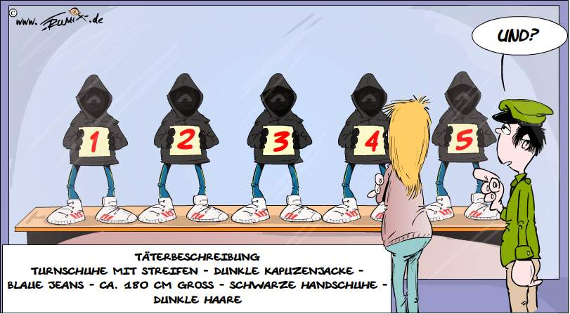 Cartoon: Neulich auf dem Polizeirevier ... 1
