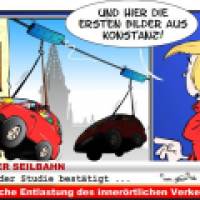 Verkehrentlastung durch Seilbahn