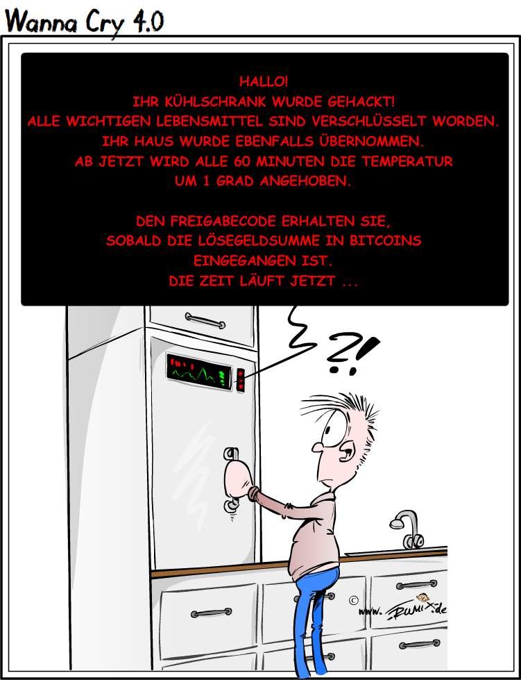 Cartoon: WannaCry .... 1