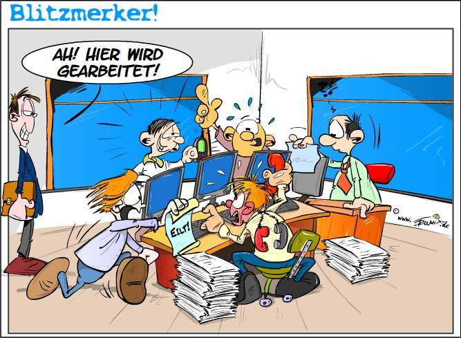 Cartoon: Blitzmerker 1