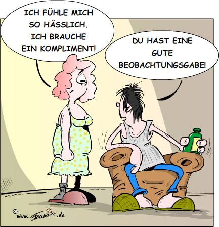 Cartoon: Kompliment 1