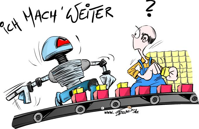 Cartoon: Ich mach weiter ... 1