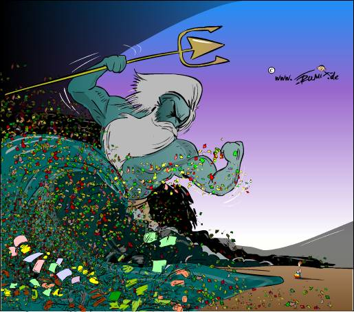 Comic: Poseidon hat die Schnauze voll ... 1