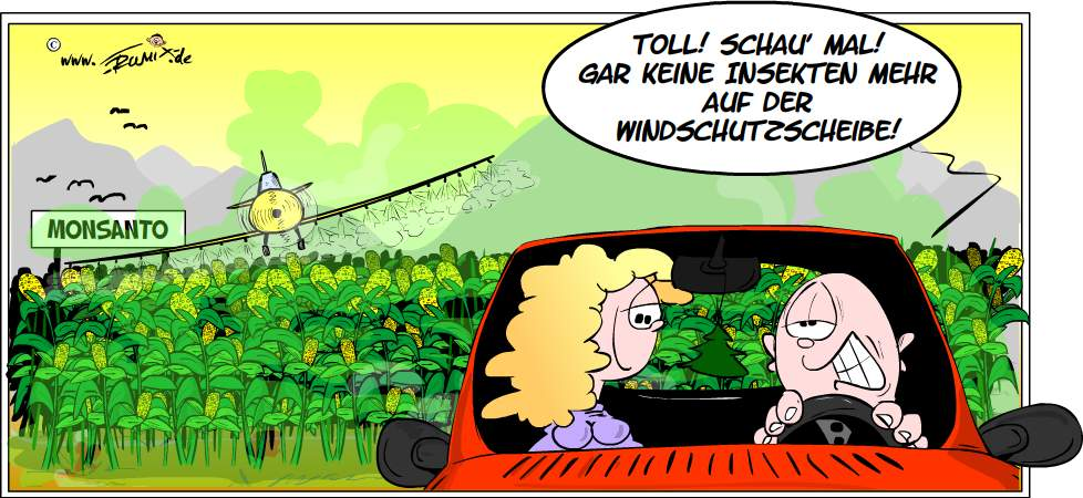 Cartoon: Endlich freie Windschutzscheiben 1
