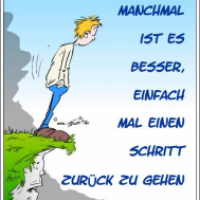 Einfach mal einen Schritt zurück gehen ...