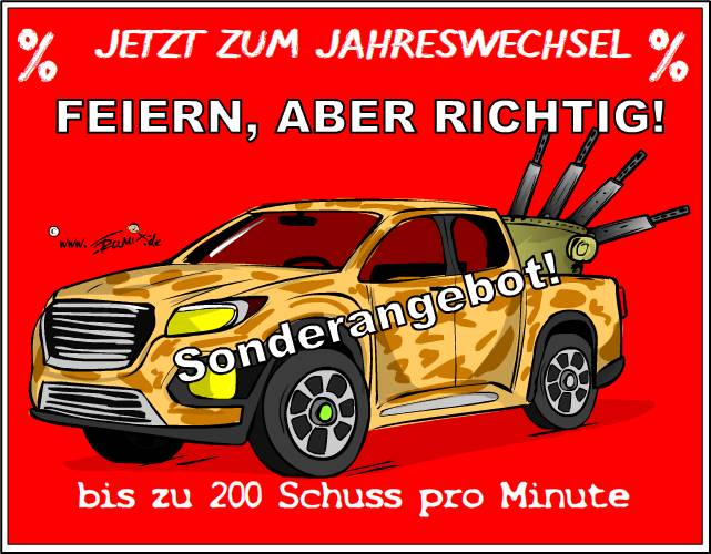 Cartoon: Feiern, aber richtig ... 1