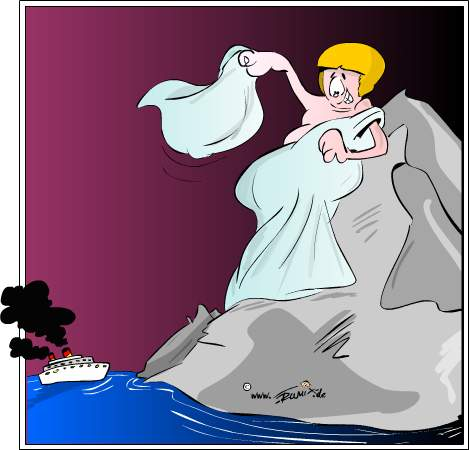 Cartoon: Die Verlockung ist gross 1