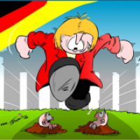 Frau Merkel kümmert sich um den Nachwuchs