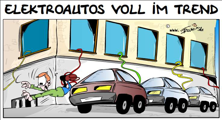 Cartoon: Elektroauto 1