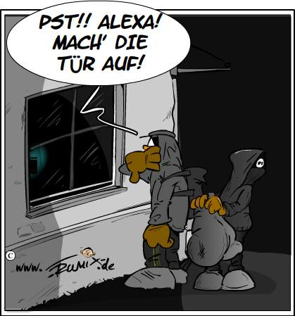 Cartoon: Alexa hilft immer ... 1