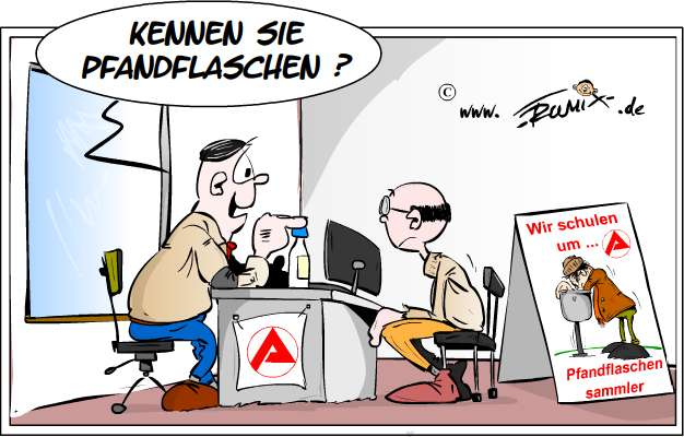 Cartoon: Neulich bei der Arbeitsagentur ... 1