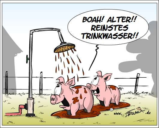 Cartoon: Reinstes Trinkwasser 1