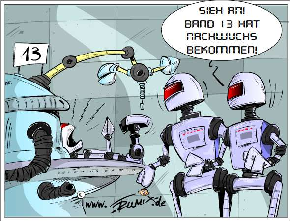 Illustration: Nachwuchs an Band  13 6