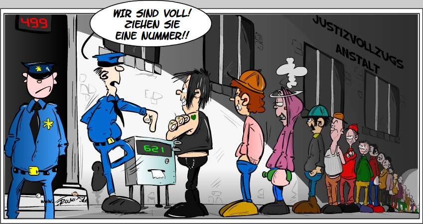 Cartoon: Kein Platz mehr ... 1