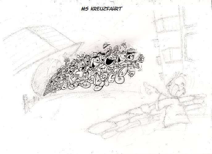Concept Art / Character Design: MS Kreuzfahrt 2