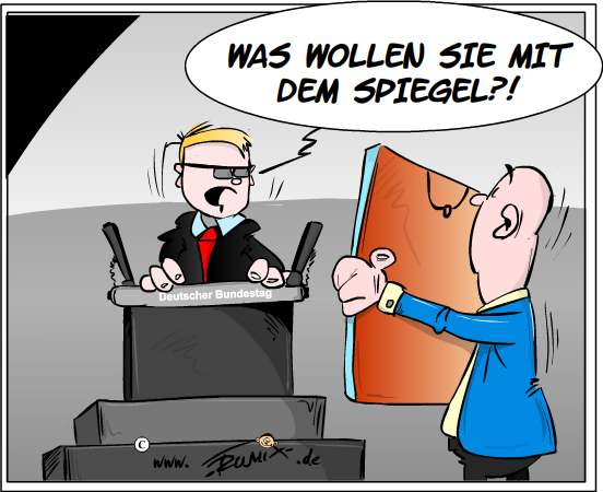 Cartoon: Spieglein, Spieglein an der Wand ... 1