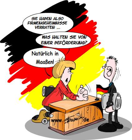 Cartoon: Aber in Maaßen 1