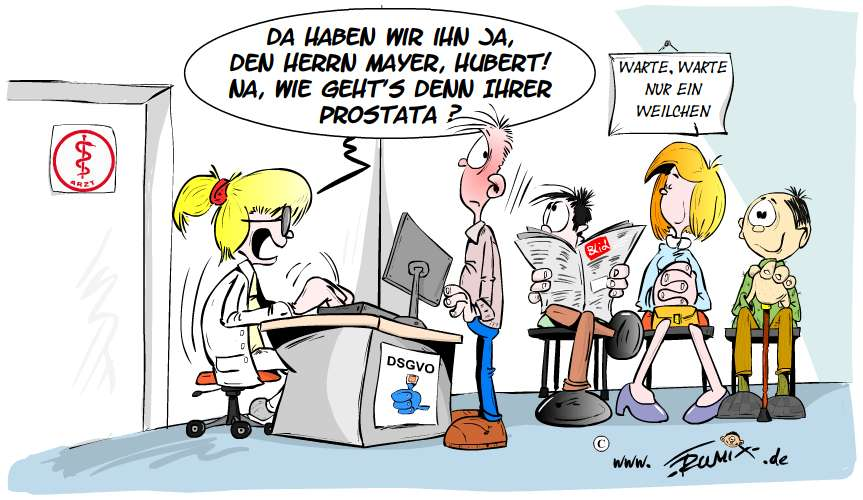 Cartoon: Neulich im Wartezimmer 1