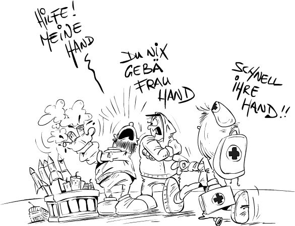 Cartoon: Was jetzt ? 1