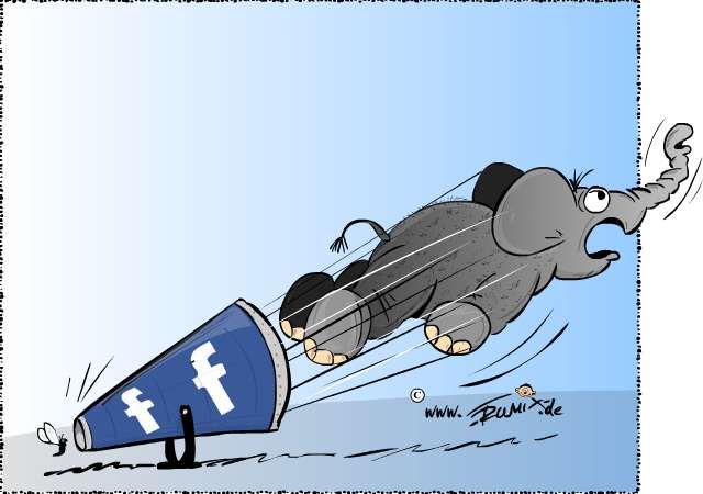 Cartoon: Turbolader Facebook 1