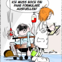 Krankenpflege Dokumentenflut