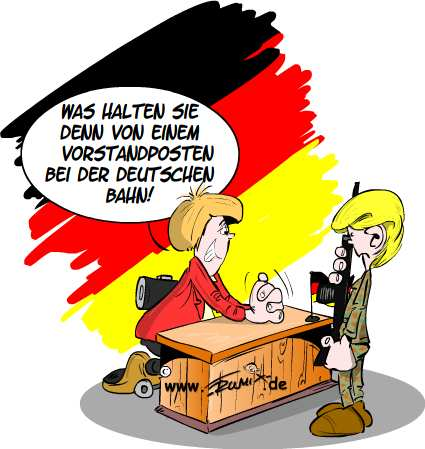 Cartoon: Bundeswehr 1