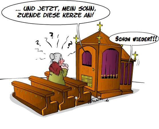 Cartoon: Neulich im Beichtstuhl 1