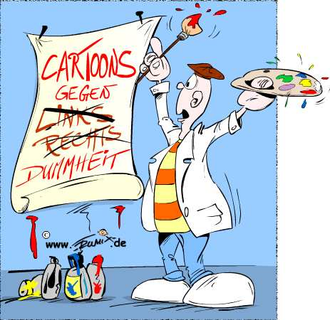 Cartoon: Endlich geschafft ... 1