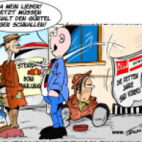 Den Gürtel enger schnallen