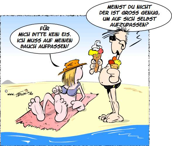 Cartoon: Ein Eis gefällig ... 1