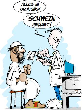 Cartoon: Schwein gehabt 1