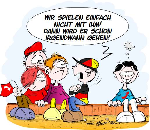 Cartoon: Die alte Strategie 1