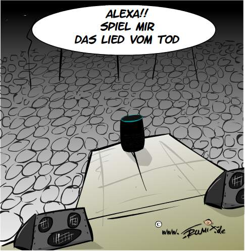 Cartoon: Alexa goes live 1