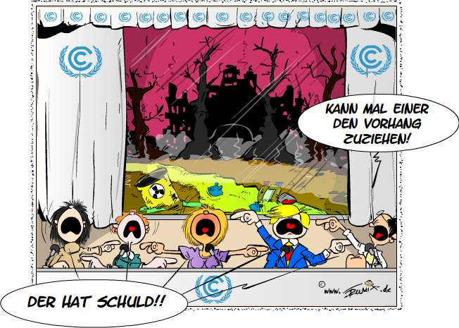 Cartoon: Neulich auf der Weltklimakonferenz 1