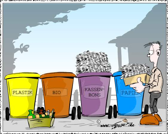 Cartoon: 2020, das Jahr der Kassenbons 1