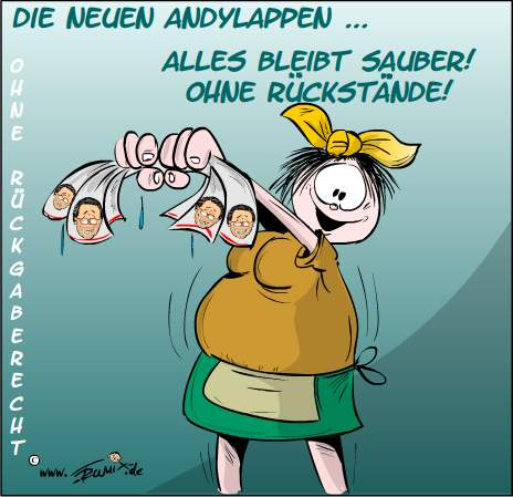 Cartoon: Der neue AndyLappen 1