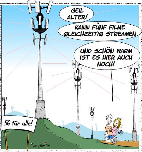 Cartoon: 5G für alle 1