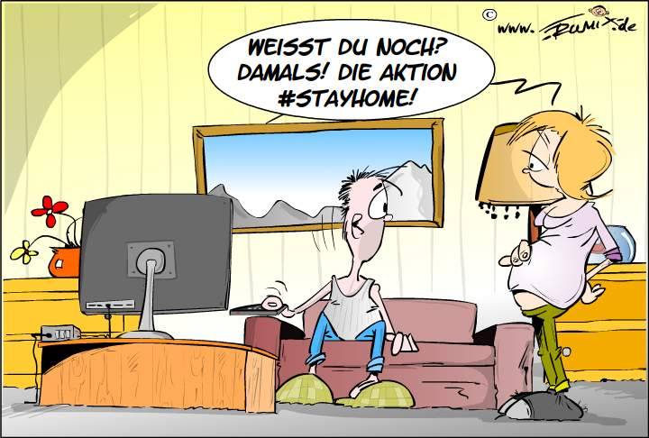 Cartoon: Carona und die Konsequenzen ... 1