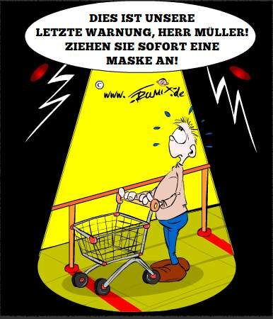 Cartoon: Corona: Einkaufsparadies 1